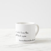 Wer von dieser Tasse trinkt (Vorderseite Rechts)