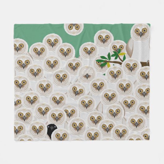 Wer von mir gehört Fleece Blanket (Vorderseite (Horizontal))