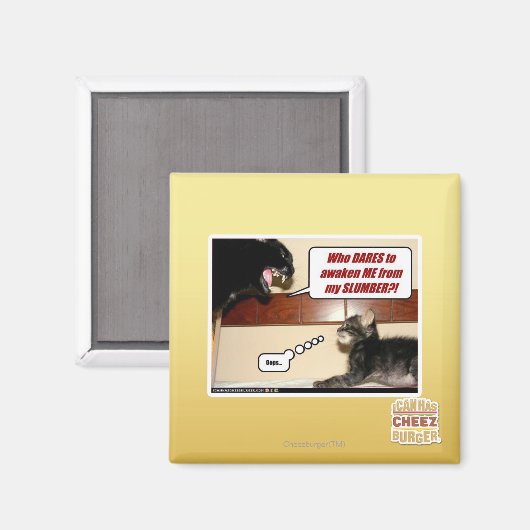 Wer wagt es, mich zu wecken? magnet (Vorderseite/Rückseite)