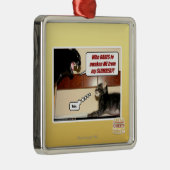 Wer wagt es, mich zu wecken? ornament aus metall (Rechts)