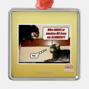 Wer wagt es, mich zu wecken? ornament aus metall