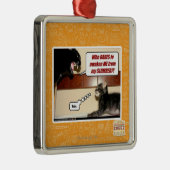 Wer wagt es, mich zu wecken? silbernes ornament (Rechts)