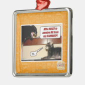 Wer wagt es, mich zu wecken? silbernes ornament (Links)