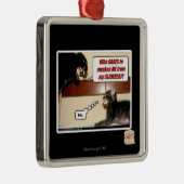 Wer wagt mich zu wecken? silbernes ornament (Rechts)