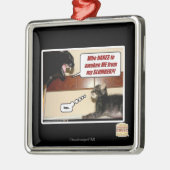 Wer wagt mich zu wecken? silbernes ornament (Links)