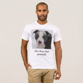 Wer warf diesen Schneeball? - Besonders T-Shirt (Vorne ganz)