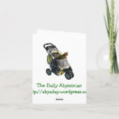 Wer warf diesen Schneeball!? Feiertagskarte (Rückseite)