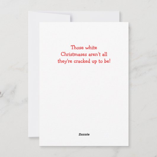 Wer warf diesen Schneeball!? Flache Karten - (Rückseite)