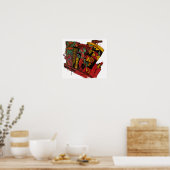 WER WAS GEWINNT POSTER (Küche)