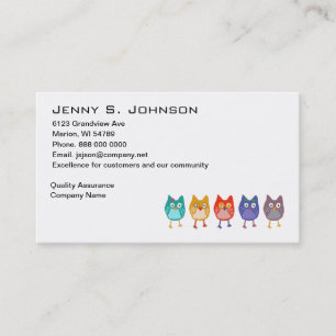 Wer wer Visitenkarte ist