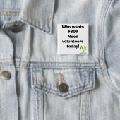 Wer will $30? Quadratischer Knopf Button (Beispiel)