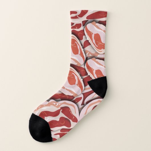 Wer Will Bacon? Socken (Links - Außen)