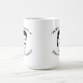 Wer will eine Schnurrbart-Fahrt? Kaffeetasse (Mittel)