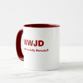 Wer will Gelee-Schaumgummiringe? Tasse (Vorderseite Links)