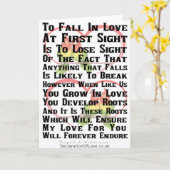 Wer Will, in Liebe zu fallen Karte (Gelbe Blume)