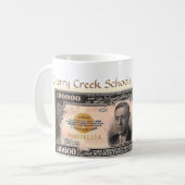 wer will, um $100.000 die Aire zu sein Kaffeetasse (Vorderseite Links)