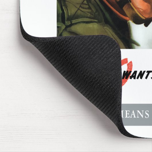 Wer will, um zu wissen? mousepad (Ecke)