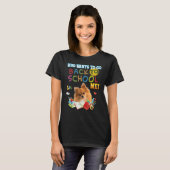 Wer Will, zurück in die Schule gehen Spitz Dog Kin T-Shirt (Vorne ganz)