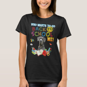 Wer Will, zurück in die Schule zu gehen Großes Dan T-Shirt