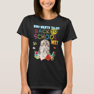 Wer Will, zurück in die Schule zu gehen Schottisch T-Shirt