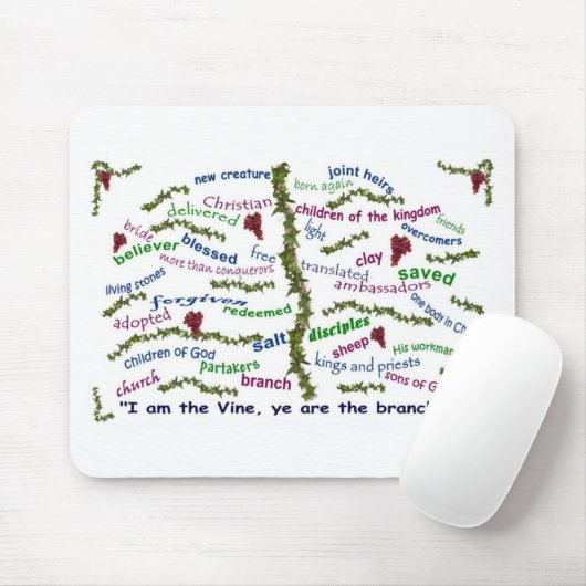 Wer wir in Christus sind Mousepad (Mit Mouse)
