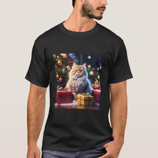 Wer wird meine Weihnachtsgeschenke öffnen? T-Shirt (Vorderseite)