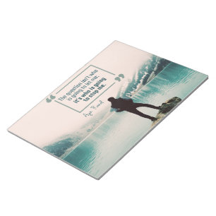 Wer wird mich aufhalten? notizblock