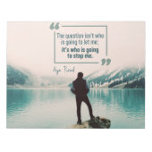 Wer wird mich aufhalten? notizblock (Vorderseite)