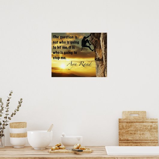 Wer wird mich aufhalten? poster (Küche)