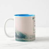 Wer wird mich aufhalten? zweifarbige tasse (Links)