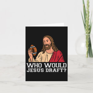Wer würde Jesus den Fantasyfußball Chris entwerfen Karte