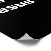 Wer würde Jesus hassen? Poster (Ecke)