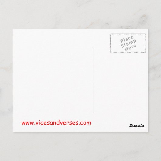 Wer würde Jesus hassen? Postkarte (Rückseite)