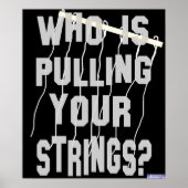 Wer zieht Ihre Streichplakate? Poster (Vorne)