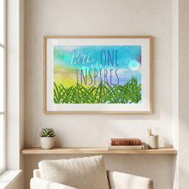 Wer Zitat Inspiriere Poster