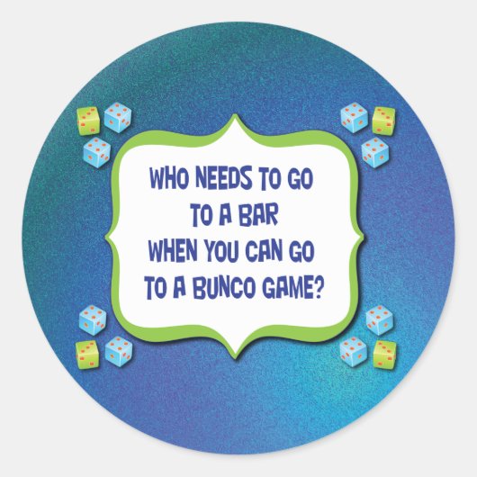 Wer zu einem Bar gehen muss, wenn man gehen kann Runder Aufkleber (Vorderseite)