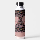 Werbe-Blumenherz Frohen Muttertag Trinkflasche (Links)