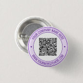 Werbe-Button für benutzerdefinierten QR-Code Text  Button (Vorne & Hinten)