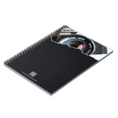 Werbe-Dankeschön! Gift Fotograf Black Notizblock (Linke Seite)