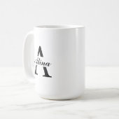 Werbe-Eigene-Logo-Design-Kaffeetasse Kaffeetasse (Vorderseite Links)