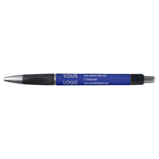 Werbe Geschäft Logo Text Personalisierter Stift (Vorderseite)