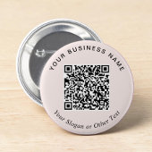 Werbe-Geschäft Rosa QR-Code-Anstecknadel Button