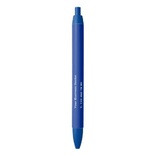 Werbe Geschäft Stift Ihr Text Adress Info