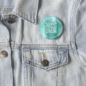Werbe-Geschäfts-QR-Code Mintgrüne Stecknadel Button (Beispiel)