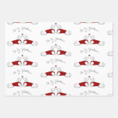 Werbe ich mein Valentine Dackel Wrapping Paper Geschenkpapier Set (Vorderseite 3)