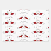 Werbe ich mein Valentine Dackel Wrapping Paper Geschenkpapier Set (Vorderseite 2)