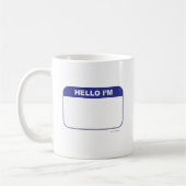 Werbe-Individuelle Name-Tag Kaffeetasse (Links)