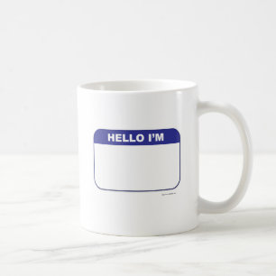 Werbe-Individuelle Name-Tag Kaffeetasse