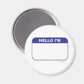 Werbe-Individuelle Name-Tag Magnet (Vorderseite/Rückseite)