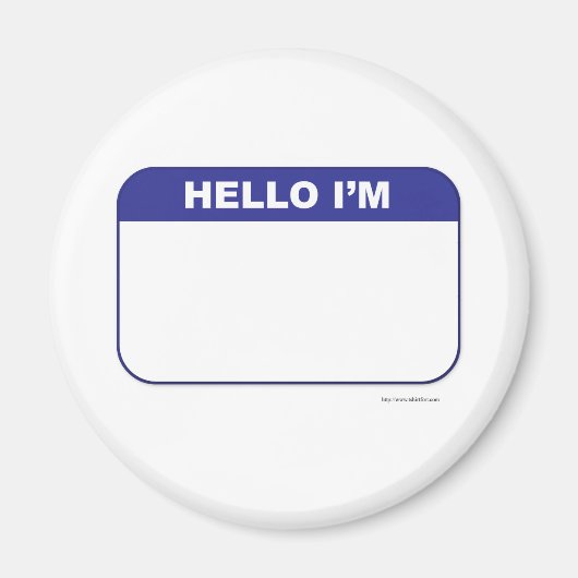 Werbe-Individuelle Name-Tag Magnet (Vorne)